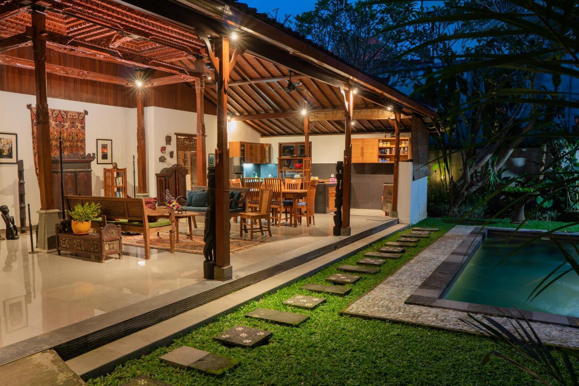Rumah Joglo Ubud Buitenkant foto